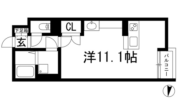 レオネクストみやのまえの物件間取画像